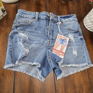 New Wax Jean Shorts Pair # 1  ( Medium). ( 2 pairs available )